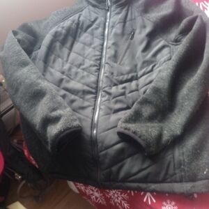 Apt. 9 Men's Black and Gray Puffer Jacket